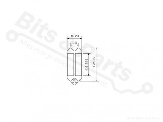 V-Slot dual wiel voor Creality/Openbuilds 3D printer zwart